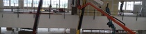 Trappen plaatsen met 3 kranen