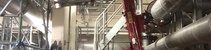 Silo samenstellen in een kaasfabriek